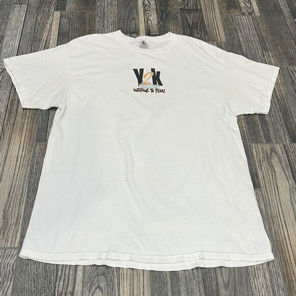 ✝️ Vintage Y2K Nothing To Fear JESUS CHRIST GOD T-Shirt “RARE” Sz XL - EXCELLENT - Picture 7 of 12